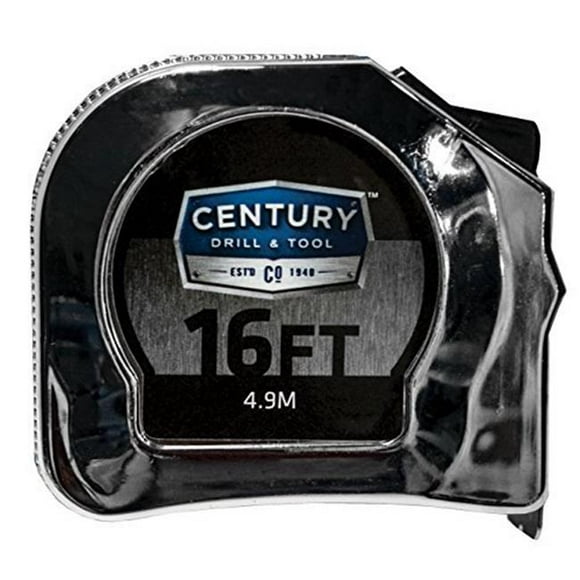 Century Drill & Tool 72822 High Visibility Tape Measure 25-Foot 
